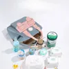 Saco de mamãe compacto e portátil, folha de alumínio isolada, portátil, mãe e bebê, multifuncional, multicompartimento, saco de leite 240118