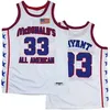 #33 Basketbalshirt All American Throwback Retro Jerseys Genaaid gestikt Maillot 240122