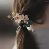 Haarspeldjes Chinese stijl Klassiek Vintage Emaille Vlinder Gierst Kraal Bloem Haarspeld Hoofdjurk Voor Vrouwen Bruiloft Vriendin Cadeau Sieraden