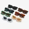 Sonnenbrille Retro Cat Eye Frauen Polygon Gradient Shades UV400 Mode Einzigartige Männer Sonnenbrille Trendige Outdoor-Brille