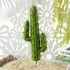 Decorative Flowers Tropical Artificial Plants Cactus Simulated Green Plant Creative DIY Decoration For Home Succulent Potted Landscape 2024
