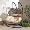 Camp Furniture Outdoor Swing Net Red Hanging Basket Rocking Chair Couple Double Patio Leisure Lazy Balcony Garden