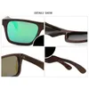 Óculos de sol BerWer Marca Chegou Madeira Natural Polarizada Bambu Sunglass Mulheres Suporte Drop