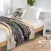 Battaniyeler mandala fil at battaniye kanepe dekoratif yatak