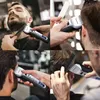 Máquina de cortar cabelo profissional lâmina cerâmica aparador cabelo display lcd forte potência salão barbeiro máquina corte cabelo para homens 240131