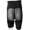 Crotchless Mens Shaper Boxer Underwear Lace Sissy Tummy Control Shorts Body Shaper Compression High Waist Trainer Belly Slimming 240126