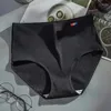 Kadın Panties 2024 Yüksek Bel Damgarları Kızıl Giyim için Kadın Çamaşırı Pamuklu Doğum Koyu Kılavuzları L-XXXL