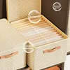 Cloth Quilt Storage Organizer Pp Board Folding Pants Storage Box With Lid Large Capacity Bedroom Cabinet Dustproof Storages Bag 240129