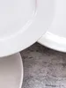 Tabaklar Beyaz Seramik Yemek Tabağı 8 inç Çorba Pirinç Kemik Çin Ev Restoranı El Hediye Disk