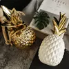 Nordic ins Creative Golden Pineapple Dekoracja salonu telewizja szafka na komputer Domowy akcesoria domowe 240119