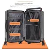 Suitcases 20''22''24''26'' Inch Multifunctional Wide Trolley Luggage Female PC Material Password Boarding Suitcase