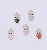 200PCSlot Owl Charms Pendant Bird Charm Enamel OWL Gold Plated Charm DIY Findings 5 Colors2798622