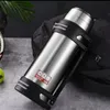 1L/1,6L/2L grande bouteille thermos flacons sous vide tasse thermique d'eau isolée en acier inoxydable avec sangle 48 heures d'insalation 240129