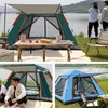 Tents And Shelters Outdoor Windproof Family Camping Tent Portable 3-4 Person Folding For Hiking Automatic Waterproof