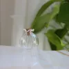 Bottles Glass Pumpkin Shape Clear Drifting Small Wishing Bottle With Cork Stopper Wedding Party Supplies Dollhouse Decor