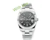 2024 Designer Watch 41 mm rostfritt stål Ribbon Watch Waterproof Design Log Type Watch