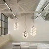 Lâmpadas pendentes lâmpada preta luzes vintage fio de ferro led luz deco maison cozinha