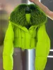 Women's Trench Coats Fashionable Down Cotton Jacket High-end Small Fragrant Style Large Fur Collar Thick Coat Winter 2024