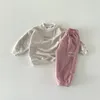 Clothing Sets Toddler Outfits Baby Boy Tracksuit Cute Letter Print Sweatshirt And Pants 2pcs Sport Suit Autumn Kids Girls Clothes Set
