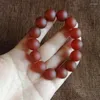 Strand Wholesale Frosted Red Agate Men's 1. 6 cm armband