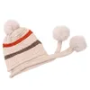 Berets Lenceria De Mujer Warm Ski Hat Knitted Wool Cap European And American Hats Girls Bonnet