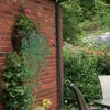 Flores decorativas guirlanda de vegetação falsa para parede realista restaurante varanda pátio casamento ao ar livre