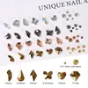 Nail Art Decorations 12 Grids/Box SS4-SS16 Crystal Rhinestones Mixed Sizes Flatback Stones Gems Luxury 3D DIY