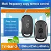 Telecomandi Copia Controller 315 MHz 433 MHz 410 MHz Chiave duplicatrice Trasmettitore wireless ad alta sensibilità per controllo lampada Allarme di sicurezza