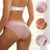 6pcs Pamuk Bikini Düşük Yüksek İndirim Sevimli Yay Hipster Kılavuzu Panties 6 Paket Artı Boyut S-3XL 240131