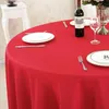 Bröllop juldekorativt bordduk runda borddukar matbord täcker födelsedag bankett dekor hem matbord täcke 240123