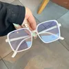 Sunglasses Frames Big Size Square Shape Male Female Eyeglasses Blue Light Blocking Glasses Frame Fashion Style Eyeglass For Women