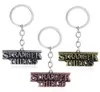 10pc biżuteria Stranger Things Litera Bierek Bag w zawisie Llaveros Charms Fashion Car Accesorios Jewelry2617270