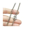 Chains Light Weight 4MM Titanium Chain Necklace For Mens Fashion Jewelry
