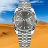 Luxury Men Watch Bezel Movement Watches AAA Quality Gliding Clasp 36 41mm Green 904L Folding Spänne Rostfritt stål Dhgate tittar på kvinnor Montre de Luxe