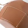 Ny designer hinkväska Petal Style Stitching Calf Leather Handväska Smidig minimalistisk modete påse Crossbody Bag Högkvalitativ handväska