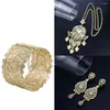 Collier boucles d'oreilles ensemble Sunspicems couleur or maroc Fatima Bijoux mariée arabe Bijoux de mariage goutte boucle d'oreille longue pendentif Bracelet Bracelet