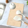 Tapetes de mesa para pia de cozinha, dreno de silicone dobrável, resistente ao calor, almofada de secagem, acessórios de mesa para uso doméstico, água