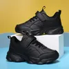 Kinder Schuhe Kinder Casual Sneakers Schwarz Pu Leder Sportschuhe für Jungen Mädchen Weiße Schuhe Schule Laufen Tennis Sneaker 240131