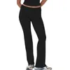 Pantaloni da donna Leggings svasati per le donne Bell Bottom Yoga a vita alta controllo della pancia allenamento bootcut