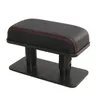 Interior Accessories Car Armrest Box Elbow Rest Pad Driving Hand Arm PU Leather Memory Foam Mat Styling