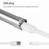 Lanternas Tochas USB Recarregável Handy Pen Light Mini Enfermagem LED Tocha Lâmpada com Bolso de Clipe de Aço Inoxidável