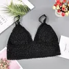 Bras Underwear Women LaceTop Bra Seamless WirelessPush UpPadded U Type Invisible Backless Lingerie A B C Cup Sexy Floral Bralette