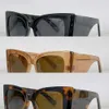 Projektant okulary szklane szklane okulary przeciwsłoneczne luksusowe marka damskie damskie czarne duże nogę wakacyjną plażę ośrodek zwykły szklan