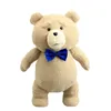 46cm TED filme de pelúcia Teddy Bear 2 brinquedos de boneca em estilos de avental Bichos de pelúcia macios para crianças presente 240131