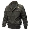 Militärjacka män Spring Autumn Cotton Male Casual Air Force Flight S Hombre Plus Size M-6XL BOMBER240127