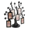 Family Tree Picture Frame Multipurpose Innovative Stylish Family Tree with 6 Hanging Po Frames for Home Desktop Decoration 240131