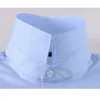 Camisas de vestido masculinas sem costura negócios de alta elasticidade magro casual formal wear moda clássico social confortável respirável camisa de manga curta