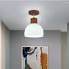 Plafoniere Lampade a sospensione Camera da letto Anelli Apparecchi in legno Sospeso Moderno LED Scala Nordic Soggiorno Lampadario Illuminazione