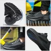 Дышащая защитная обувь. Мужские рабочие ботинки. Неразрушимая защитная обувь со стальным носком. Легкие удобные кроссовки 240130.