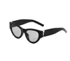 Lunettes de soleil de luxe pour femmes et hommes Logo de créateur Y slM0094 Lunettes du même style Lunettes classiques œil de chat à monture étroite Lunettes papillon